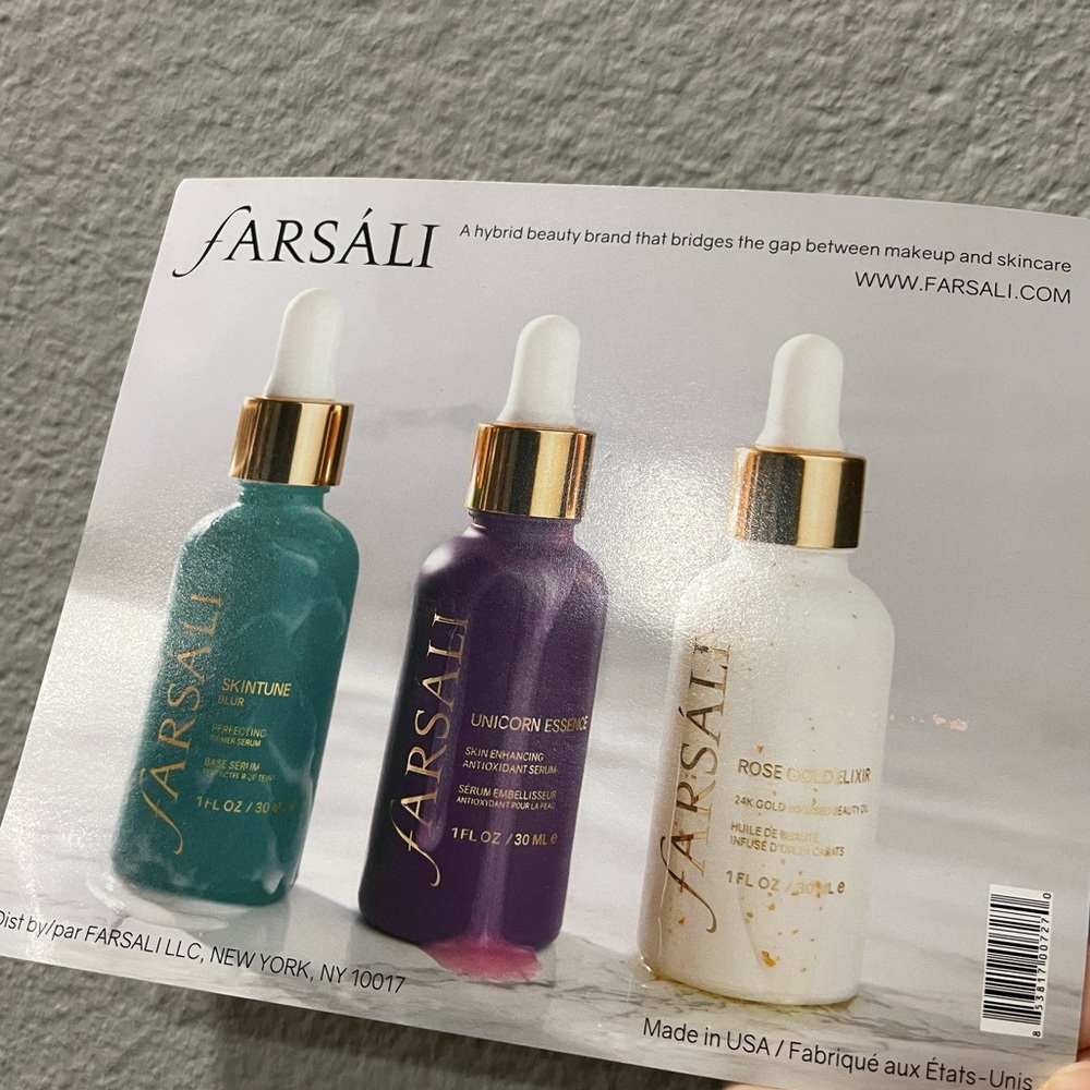 farsali unicorn essence beauty oil sample *2